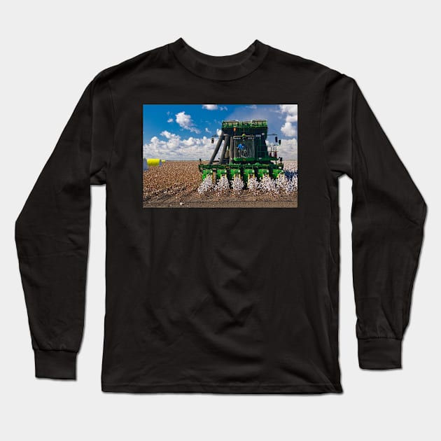 Cotton Harvesting Long Sleeve T-Shirt by fotoWerner